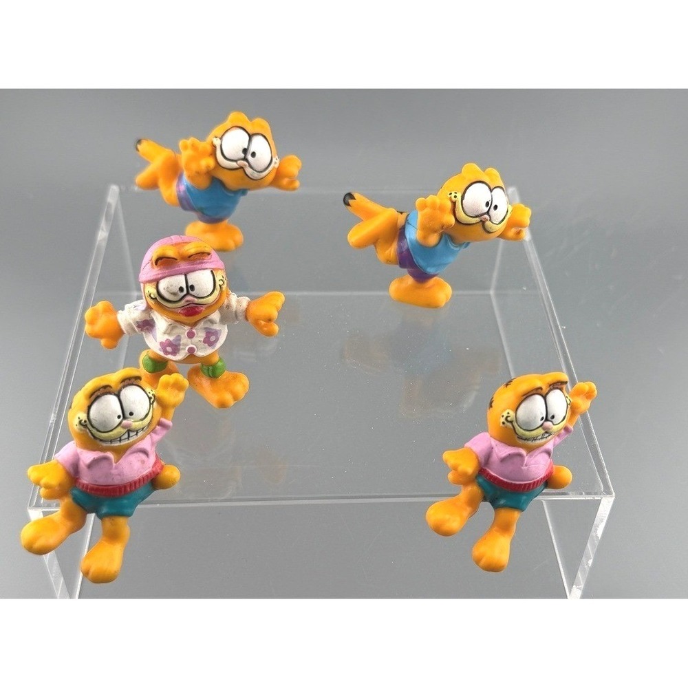 Vintage Garfield Arlene PVC Figure Lot 5 United Feature Syndicate 1978 1981